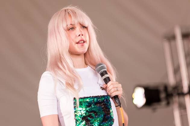 August 12, 2016 - Eau Claire, Wisconsin, U.S - Singer NAOMI ALMQUIST of Prinze George performs live at Eaux Claires Music Festival in Eau Claire, Wisconsin Eau Claire U.S. - ZUMAs135
