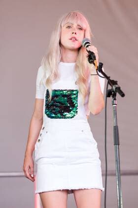 August 12, 2016 - Eau Claire, Wisconsin, U.S - Singer NAOMI ALMQUIST of Prinze George performs live at Eaux Claires Music Festival in Eau Claire, Wisconsin Eau Claire U.S. - ZUMAs135