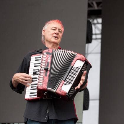 August 12, 2016 - Eau Claire, Wisconsin, U.S - Musician BRUCE HORNSBY performs live at Eaux Claires Music Festival in Eau Claire, Wisconsin Eau Claire U.S. - ZUMAs135