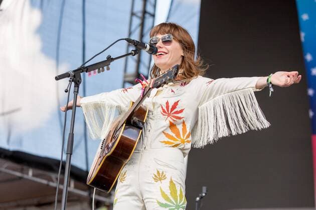 August 13, 2016 - Eau Claire, Wisconsin, U.S - JENNY LEWIS performs live at Eaux Claires Music Festival in Eau Claire, Wisconsin Eau Claire U.S. - ZUMAs135