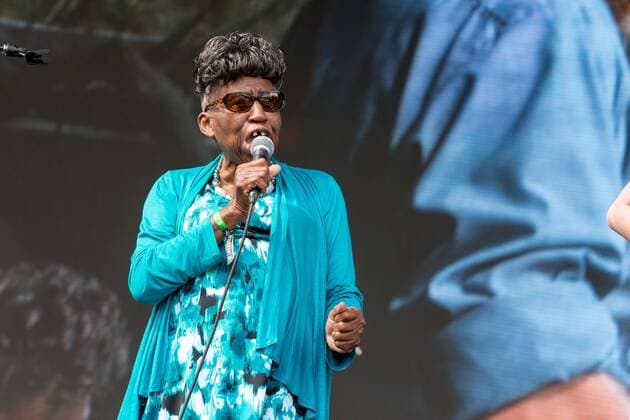 August 13, 2016 - Eau Claire, Wisconsin, U.S - Singer LENA MAE PERRY performs live with Phil Cook at Eaux Claires Music Festival in Eau Claire, Wisconsin Eau Claire U.S. - ZUMAs135
