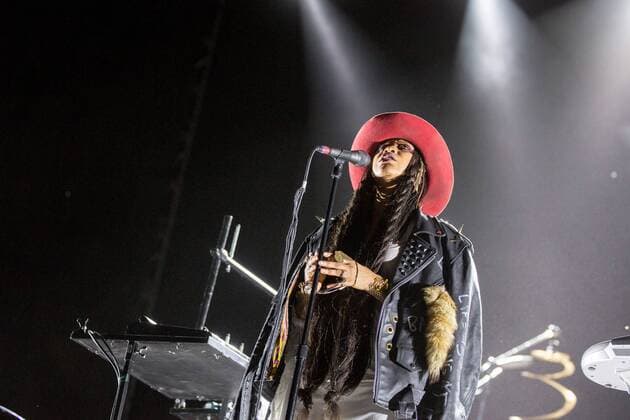 August 13, 2016 - Eau Claire, Wisconsin, U.S - ERYKAH BADU performs live at Eaux Claires Music Festival in Eau Claire, Wisconsin Eau Claire U.S. - ZUMAs135