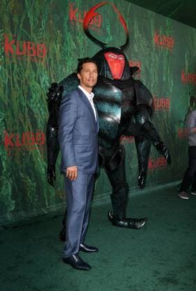 August 14, 2016 - Los Angeles, CA, United States - 14 August 2016 - Los Angeles, California - Matthew McConaughey. Kubo and The Two Strings World Premiere held at the AMC Universal City Walk Universal Studios Hollywood in Los Angeles. Photo Credit: AdMedia Los Angeles United States - ZUMAa123