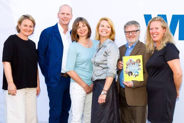 Eva Schoettel-Dreier, Jobst Knigge, Monika Pohl, Annette Frier, Thomas Kamp, Christiane Hinz bei der Kinopremiere von Unser Land 70 Jahre NRW am 15.08.2016 im Cinenova Kino in Köln Kinopremiere von Unser Land 70 Jahre NRW