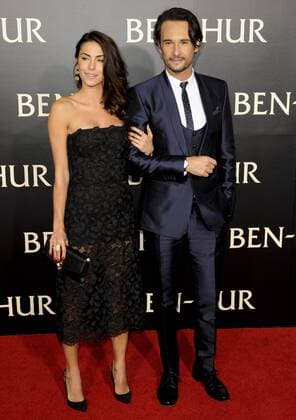 Rodrigo Santoro & Melanie Fronckowiak BEN-HUR FILM PREMIERE Hollywood Patrick Rideaux PicturePerfect