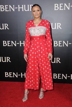 August 16, 2016 - Hollywood, CA, United States - 16 August 2016 - Hollywood, California. Andra Day. Los Angeles premiere of Ben-Hur held at TCL Chinese Theatre. Photo Credit: AdMedia Hollywood United States - ZUMAa123