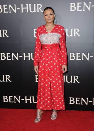 August 16, 2016 - Hollywood, CA, United States - 16 August 2016 - Hollywood, California. Andra Day. Los Angeles premiere of Ben-Hur held at TCL Chinese Theatre. Photo Credit: AdMedia Hollywood United States - ZUMAa123