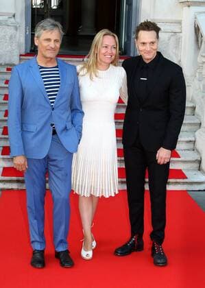 Film4 Summer Screen Closing Gala - Captain Fantastic screening London, UK. Viggo Mortensen, Lynette Howell Taylor and Matt Ross at Film4 Summer Screen Closing Gala - Captain Fantastic - at Somerset House, London on August 17th 2016. LMK73-60953-180816 