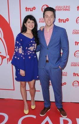 August 18, 2016 - Hollywood, CA, United States - 18 August 2016 - Hollywood, California. Emily Axford, Brian Murphy. Premiere Screening of truTV s Adam Ruins Everything held at The Library at The Redbury Hotel. Photo Credit: AdMedia Hollywood United States - ZUMAa123