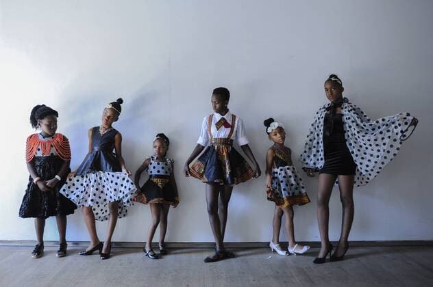 August 20, 2016 - Toronto, Canada - Kids posing for the camera before going on to the stage during the African Fashion Week in Toronto,Canada on 20th August,2016. Toronto Canada  - ZUMAn230