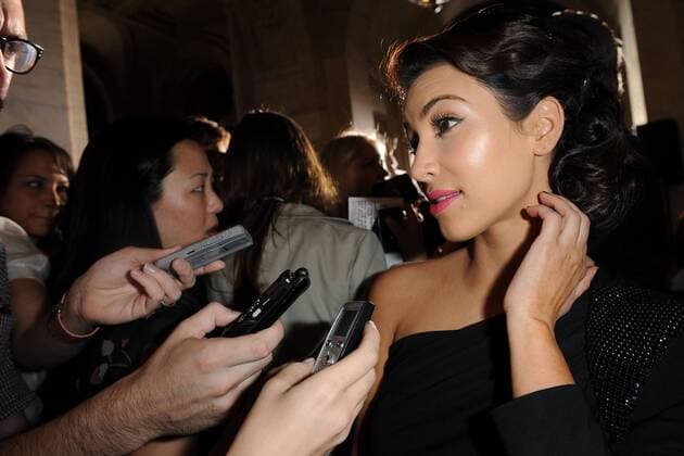 September 14 2009, New York City Kim Kardashian at the Jill Stuart Spring 2010 fashion show at Mercedes-Benz Fashion Week at Astor Hall on September 14, 2009 in New York City  - ZUMAny1_