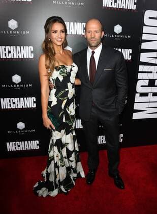 August 22, 2016 - Hollywood, CA, United States - 22 August 2016 - Hollywood, California - Jessica Alba, Jason Statham. Premiere Of Summit Entertainment s Mechanic: Resurrection Held at ArcLight Hollywood. Photo Credit: AdMedia. Hollywood United States - ZUMAa123