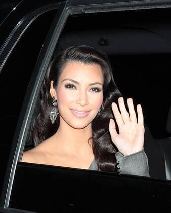 October 1 2009, New York City Actress Kim Kardashian made an appearance at the Late Show with David Letterman on October 1 2009 in New York City - ZUMAny6_