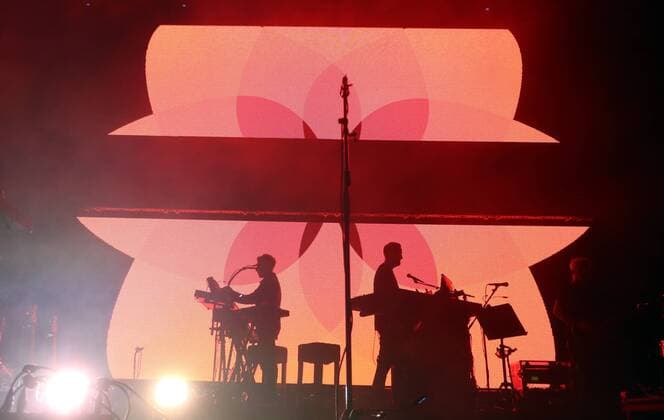 5th Dimensions Festival 24.08.2016., Pula, Croatia - 5th Dimensions Festival opened in the Arena with concert of british trip hop group Massive Attack.  GoranxKovacic PIXSELL