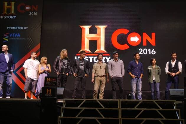 Philippines: HistoryCon 2016 On stage, the celebrities welcomes their fans and exhibit attendees. The first-ever entertainment convention of its kind is here, in celebration of all things entertainment at History Con 2016  GeorgexBuid