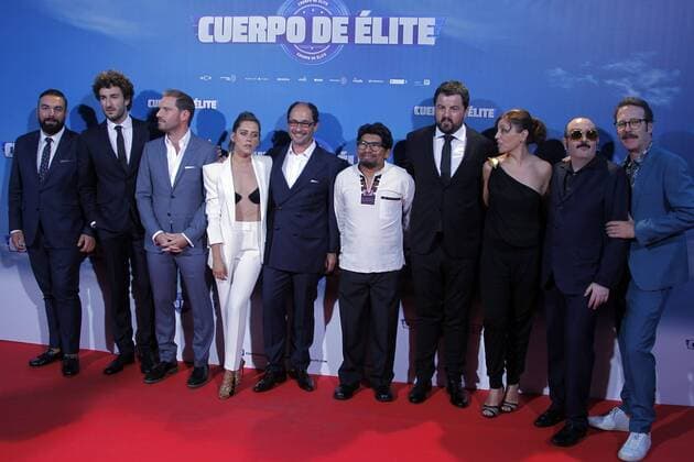 Premier de la pelicula Cuerpo de Elite, en Madrid 25 de Agosto de 2016. Photo: J. Luis Cuesta 261 Cordon Press. El equipo de la pelicula. Cordon Press  J.xLuisxCuesta