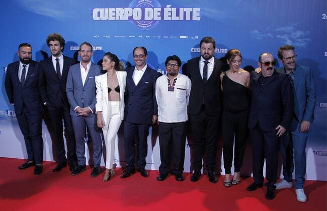 Premier de la pelicula Cuerpo de Elite, en Madrid 25 de Agosto de 2016. Photo: J. Luis Cuesta 261 Cordon Press. El equipo de la pelicula. Cordon Press  J.xLuisxCuesta