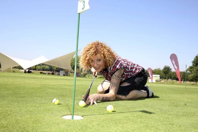 Lucy Diakovska beim 9. GRK Golf Charity Masters im Golf & Country Club Leipzig. Leipzig, 27.08.2016 Foto:xS.xGabschx xFuturexImage
