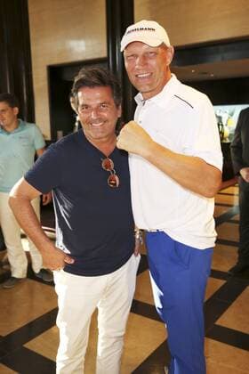 Thomas Anders und Axel Schulz bei der Golf Charity Masters Party im Hotel The Westin. Leipzig, 27.08.2016 Foto:xS.xGabschx xFuturexImage