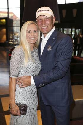 Axel Schulz mit Ehefrau Patricia bei der Golf Charity Masters Party im Hotel The Westin. Leipzig, 27.08.2016 Foto:xS.xGabschx xFuturexImage