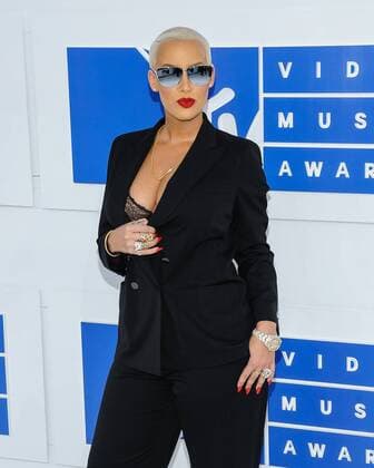 MTV Video Music Awards in New York August 28, 2016 - New, York, New York, U.S. - AMBER ROSE arrives for the 2016 MTV Video Music Awards at Madison Square Garden. New York United States - ZUMAa123