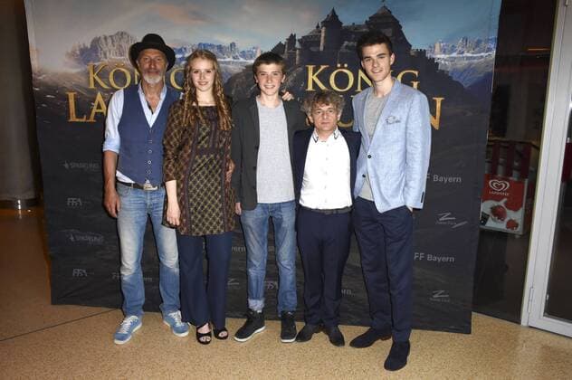 Rufus Beck, Katharina Stark, Florian Burgkart, Volker Zack Michalowski und Patrick Mölleken bei der Premiere des Kinofilms König Laurin im Mathäser Filmpalast. München, 28.08.2016 Foto:xP.xSchönbergerx xFuturexImage