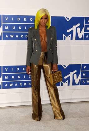 August 28, 2016 - New York, New York, U.S. - Singer CASSIE attends the arrivals at the 2016 MTV Video Music Awards held at Madison Square Garden. New York U.S. - ZUMAk03_