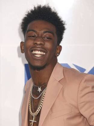 August 28, 2016 - New York, New York, U.S. - Hip hop artist DESIIGNER attends the arrivals at the 2016 MTV Video Music Awards held at Madison Square Garden. New York U.S. - ZUMAk03_