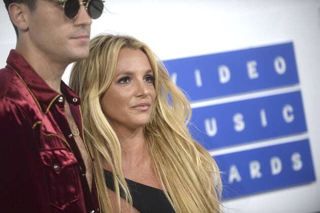 G-Eazy und Britney Spears bei der Verleihung der MTV Video Music Awards 2016 im Madison Square Garden. New York, 28.08.2016 Foto:xD.xVanxTinex xFuturexImage
