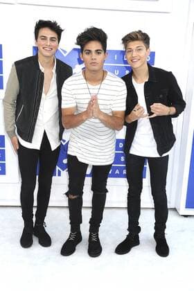 Emery Kelly, Ricky Garcia und Liam Attridge (Forever in Your Mind) bei der Verleihung der MTV Video Music Awards 2016 im Madison Square Garden. New York, 28.08.2016 Foto:xD.xVanxTinex xFuturexImage