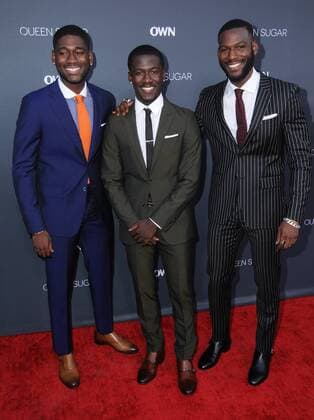 August 29, 2016 - Burbank, CA, United States - 29 August 2016 - Burbank, California. Kwame Boateng, Kwesi Boakye, Kofi Siriboe. Premiere of OWN s Queen Sugar held at Warner Bros. Studio Lot. Photo Credit: AdMedia Burbank United States - ZUMAa123