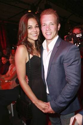 Fabian Hambüchen mit Freundin Marcia Ev beim Sport Bild Award 2016 in der Fischauktionshalle. Hamburg, 29.08.2016 Foto:xgbrcix xFuturexImage