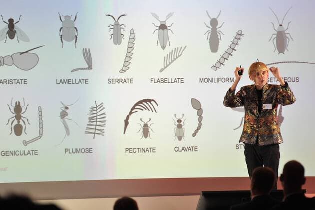 19.Goldener Computerpreis 2016 Neil Harbission erzaehlt aus seinem Leben als ernannter Cyborg Verleihung des 19. Goldener Computers der Fachzeitschrift Computer Bild im Axel-Springer-Haus in Berlin am 30.08.2016