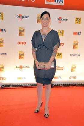 19.Goldener Computerpreis 2016 Lina van de Mars Verleihung des 19. Goldener Computers der Fachzeitschrift Computer Bild im Axel-Springer-Haus in Berlin am 30.08.2016