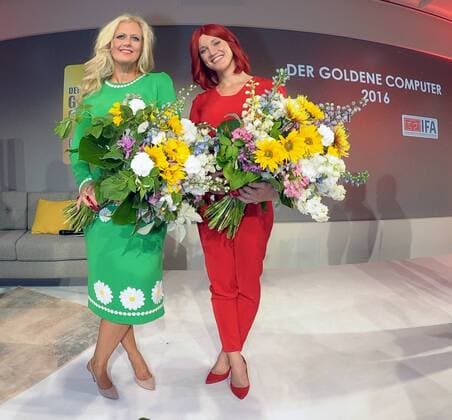 19.Goldener Computerpreis 2016 Barbara Schoeneberger, Eva, Miss IFA 2016 Verleihung des 19. Goldener Computers der Fachzeitschrift Computer Bild im Axel-Springer-Haus in Berlin am 30.08.2016