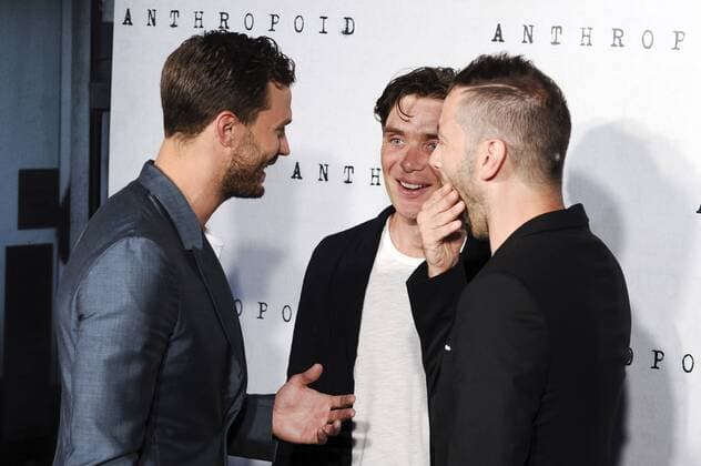 Jamie Dornan, Cillian Murphy und Sean Ellis bei der Premiere des Kinofilms Anthropoid im BFI Southbank. London, 30.08.2016 Jamie Dornan, Cillian Murphy, Sean Ellis  Foto:xS.xVasx xFuturexImage