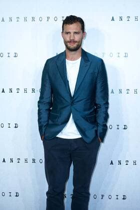 Northern Irish actor, model, and musician Jamie Dornan attending the UK premiere of Anthropoid at BFI Southbank in London. AUGUST 30th 2016  SLIx162794