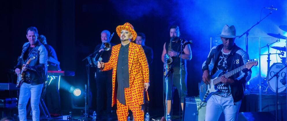 July 17, 2016 - Detroit, MI, U.S - BOY GEORGE and the Culture Club performs at Meadow Brook Music Festival in Rochester Hills, MI. Detroit U.S. - ZUMAs123