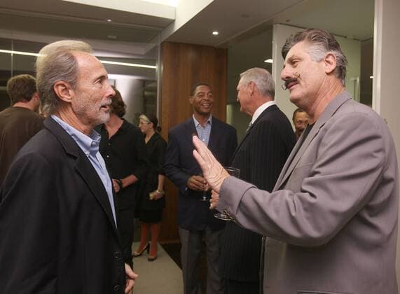 Nov 13, 2009 - Century City, California, United States - Photographer WALTER IOOSS and professional baseball player ROLLIE FINGERS attend the opening of SPORT at the Annenberg Space For Photography on November 13, 2009 in Century City, California. - ZUMAz03_