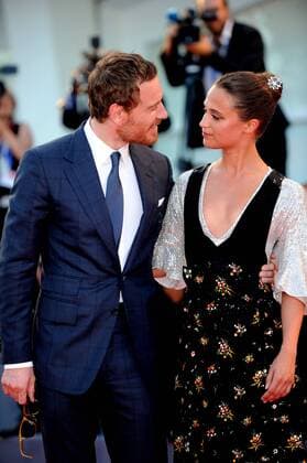 73rd Venice Film Festival, Red Carpet film The light between oceans . Pictured: Michael Fassbender, Alicia Vikander  Copyright: xAlbertoxTerenghi Veneziax2016x