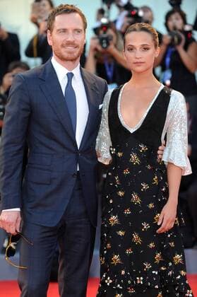 73rd Venice Film Festival, Red Carpet film The light between oceans . Pictured: Michael Fassbender, Alicia Vikander  Copyright: xAlbertoxTerenghi Veneziax2016x