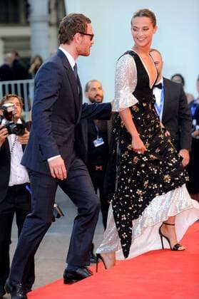 73rd Venice Film Festival, Red Carpet film The light between oceans . Pictured: Michael Fassbender, Alicia Vikander  Copyright: xAlbertoxTerenghi Veneziax2016x