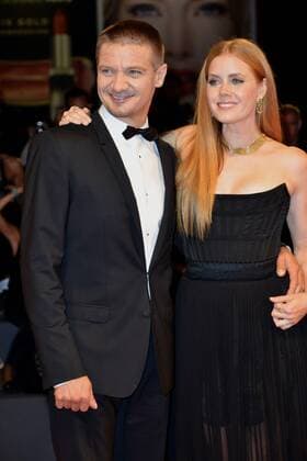 73rd Venice Film Festival, Red Carpet film Arrivals . Pictured: Jeremy Renner, Amy Adams  Copyright: xSimonexComi Veneziax2016x