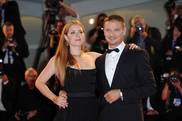73rd Venice Film Festival, Red Carpet film Arrival . Pictured: Jeremy Renner, Amy Adams  Copyright: xAlbertoxTerenghi Veneziax2016x