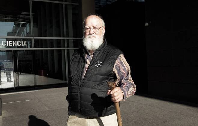 June 15, 2016 - Buenos Aires, Buenos Aires, Argentina - ENTREVISTA CON DANIEL DENNETT SOBRE ESTUDIOS DE CONCIENCIA en el Centro Cultural de la Ciencia... - ZUMAla1_