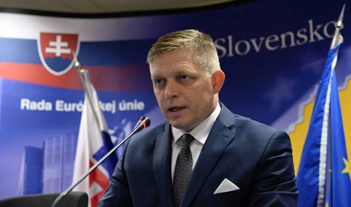 Bilder des Tages Robert Fico Pressekonferenz Slovakian Prime Minister Robert Fico speaks with journalists about the forthcoming Bratislava meeting on 16 September, the first EU summit without the UK in Brussels, Belgium, September 2, 2016. (CTKxPhoto JakubxDospiva) CTKPhotoP201609020581101  jd