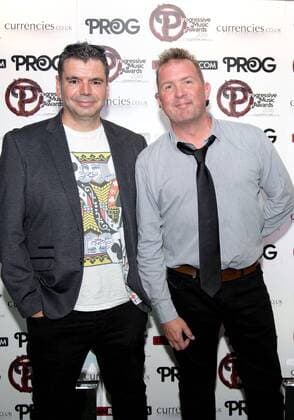 American musician John Mitchell and British music composer, Jem Godfrey attending the Progressive Music Awards 2016, in London. SEPTEMBER 1st 2016  DFLx162829
