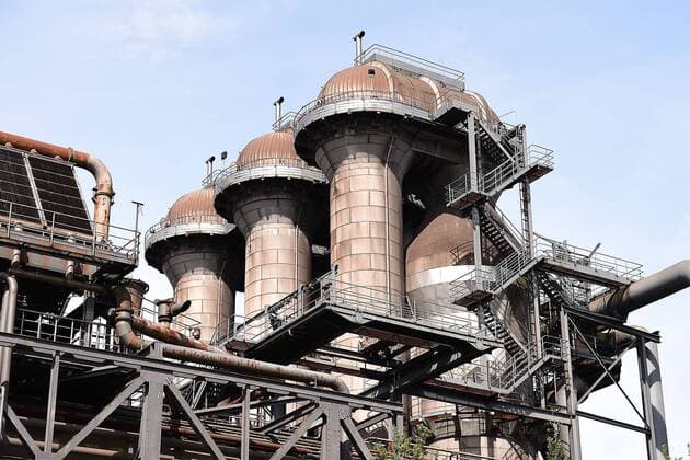 Landschaftspark Duisburg-Nord am 02.09.2016 in Duisburg Der Landschaftspark Duisburg-Nord ist ein ca. 230 Hektar großer Landschaftspark rund um das stillgelegte Hüttenwerk in Duisburg-Meiderich, der im Rahmen der internationalen Bauausstellung Emscher Park entstand. xRx