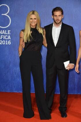 73rd Venice Film Festival, Red Carpet film Franca Chaos and creation . Pictured: Tomaso Trussardi, Michelle Hunziker  Copyright: xSimonexComi Veneziax2016x