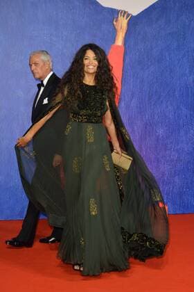 73rd Venice Film Festival, Red Carpet film Franca Chaos and creation . Pictured: Afef Jnifen  Copyright: xSimonexComi Veneziax2016x